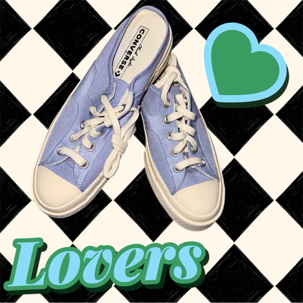 Converse violet Canvas Mule shoes